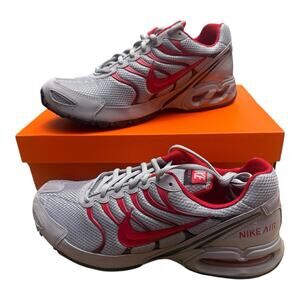 NIB NIKE Air Max Torch 4 Shoes Atmosphere Gray/ University Red M 12 #343846 006